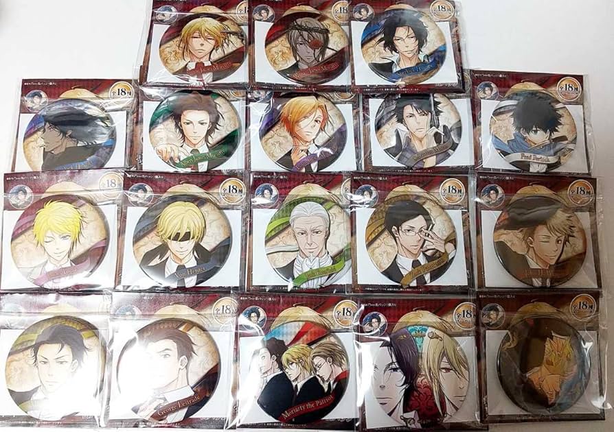 憂国のモリアーティ ウィリアム アルバート 缶バッジ 三兄弟 ジャンプ