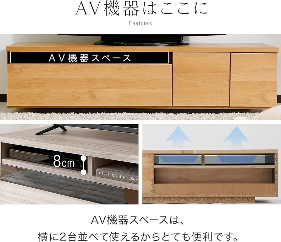 Amazon｜LOWYA ロウヤ テレビボード テレビ台 国産 TV台 ローボード