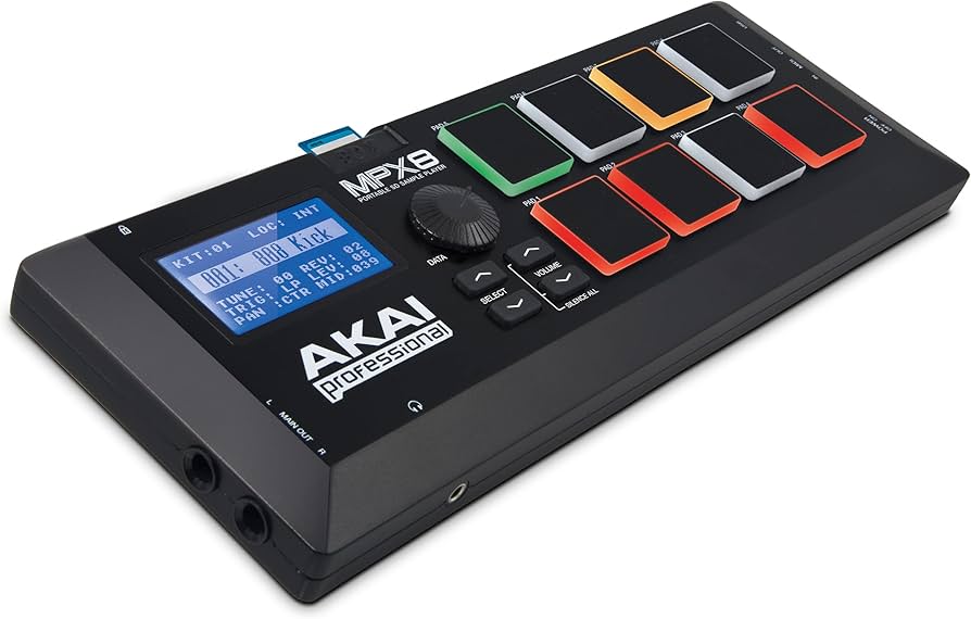 Amazon.com: Akai Professional MPX8 - Portable Sample Pad