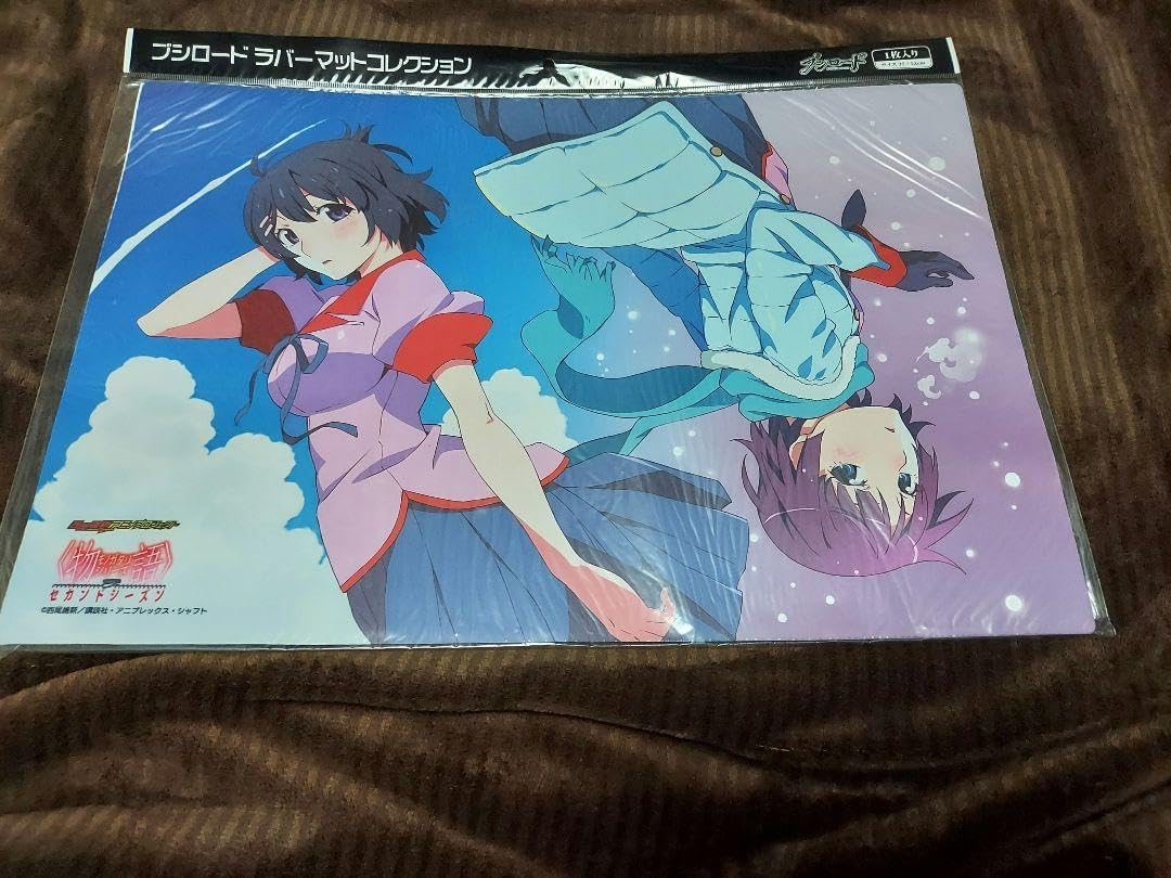 化物語 忍野忍 八九寺真宵 ラバーマット プレイマット 化物語 忍野忍