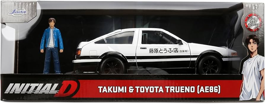 Amazon.com: Jada Initial D 1986 Toyota Trueno - Includes Takumi