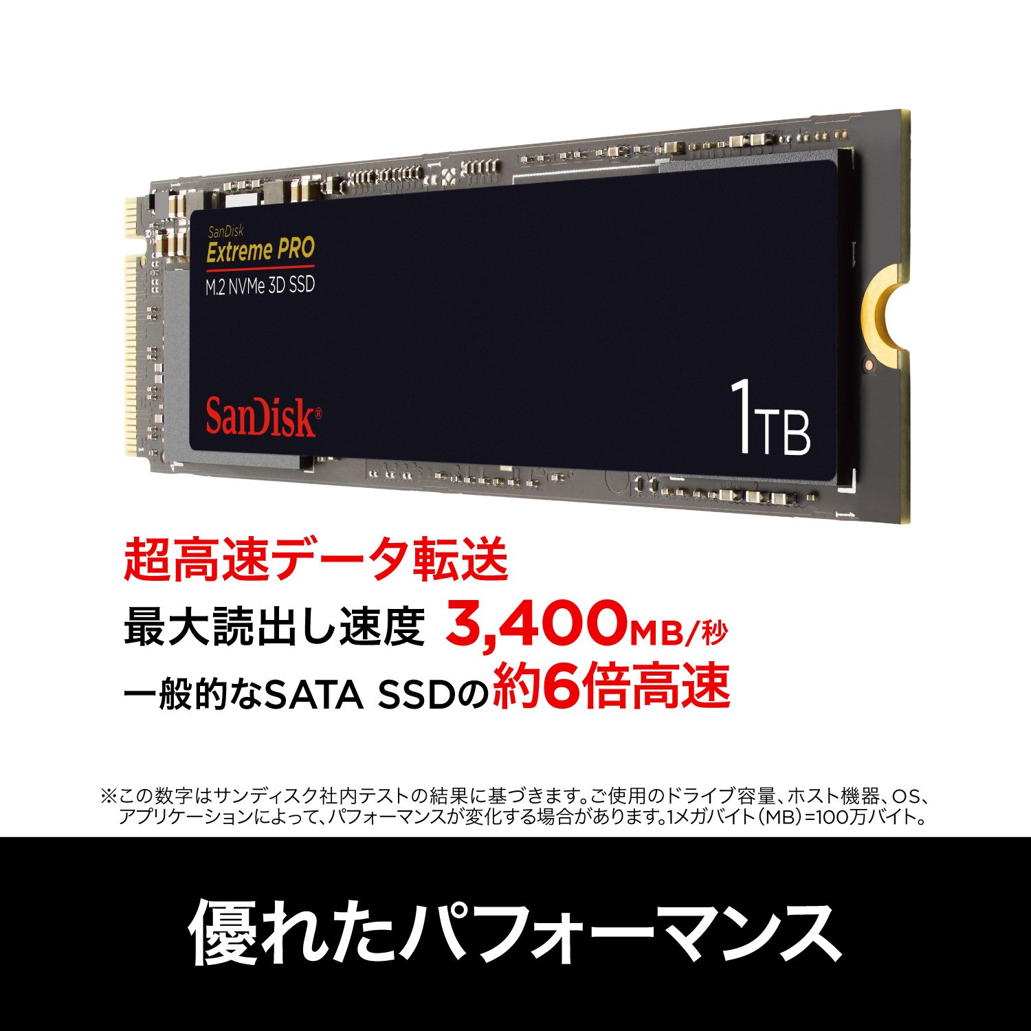 Amazon | SanDisk 内蔵SSD M.2-2280 / 1TB / SSD Extreme Pro / PCIe
