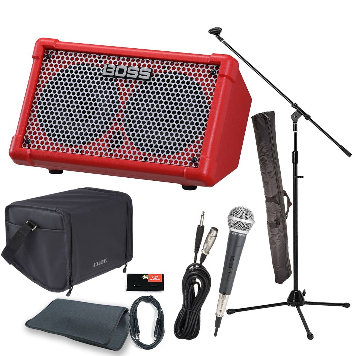 Amazon | 【路上ライブ・ボーカルセット】BOSS / CUBE Street II Red