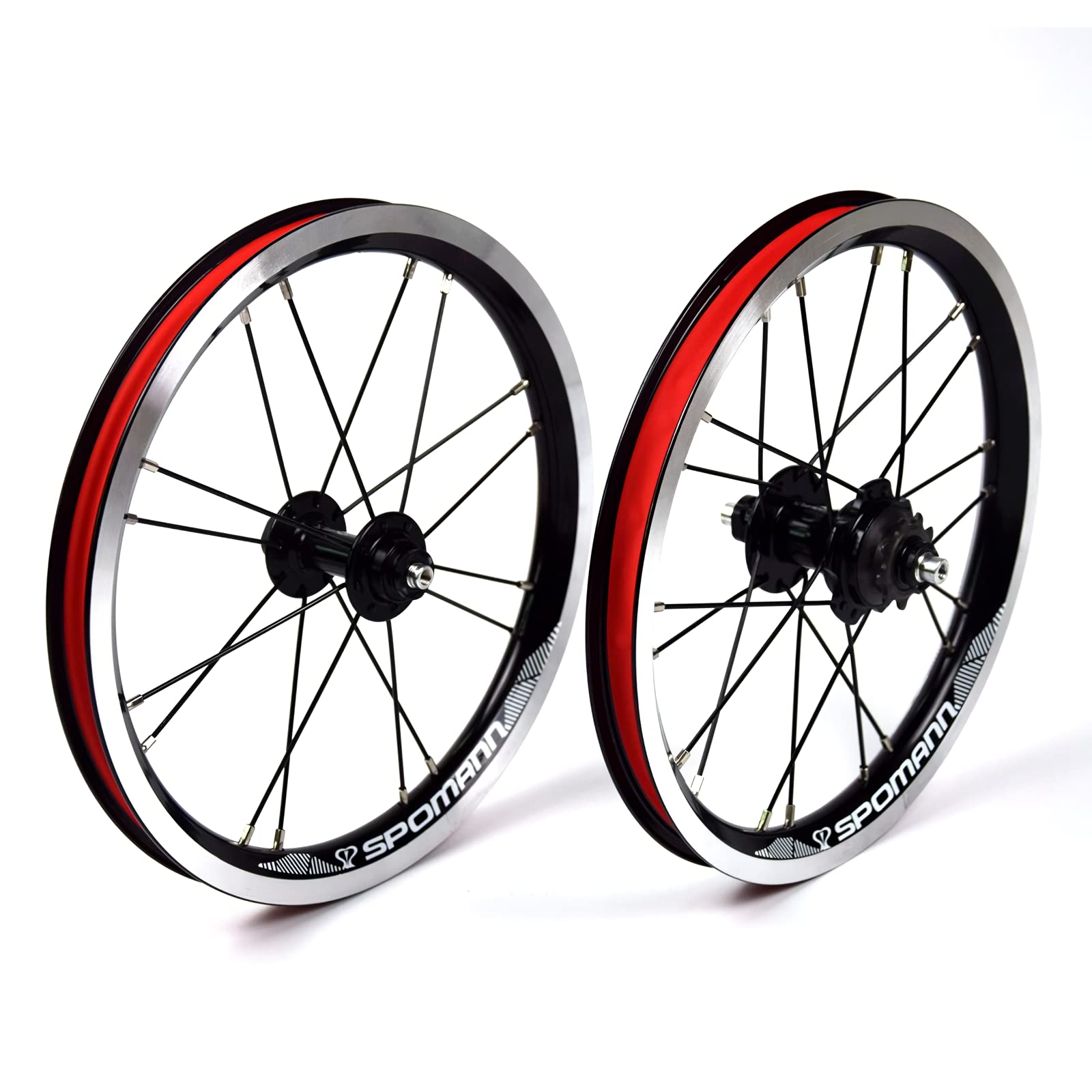 Amazon | 折りたたみ自転車用 ホイールセット 9T 14インチ Vブレーキ