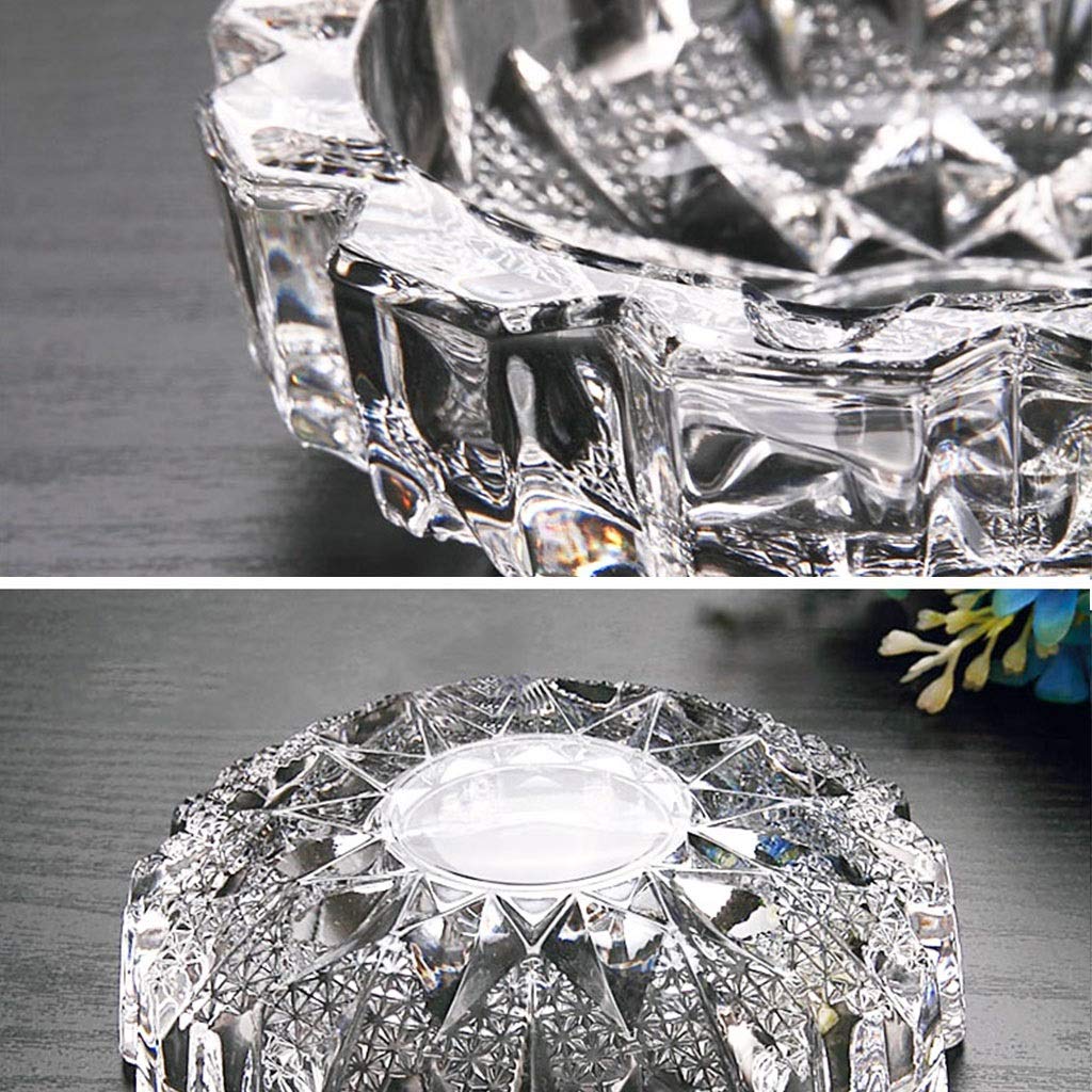 Amazon.co.jp: クリエイティブクリスタルガラス灰皿オフィスホテル