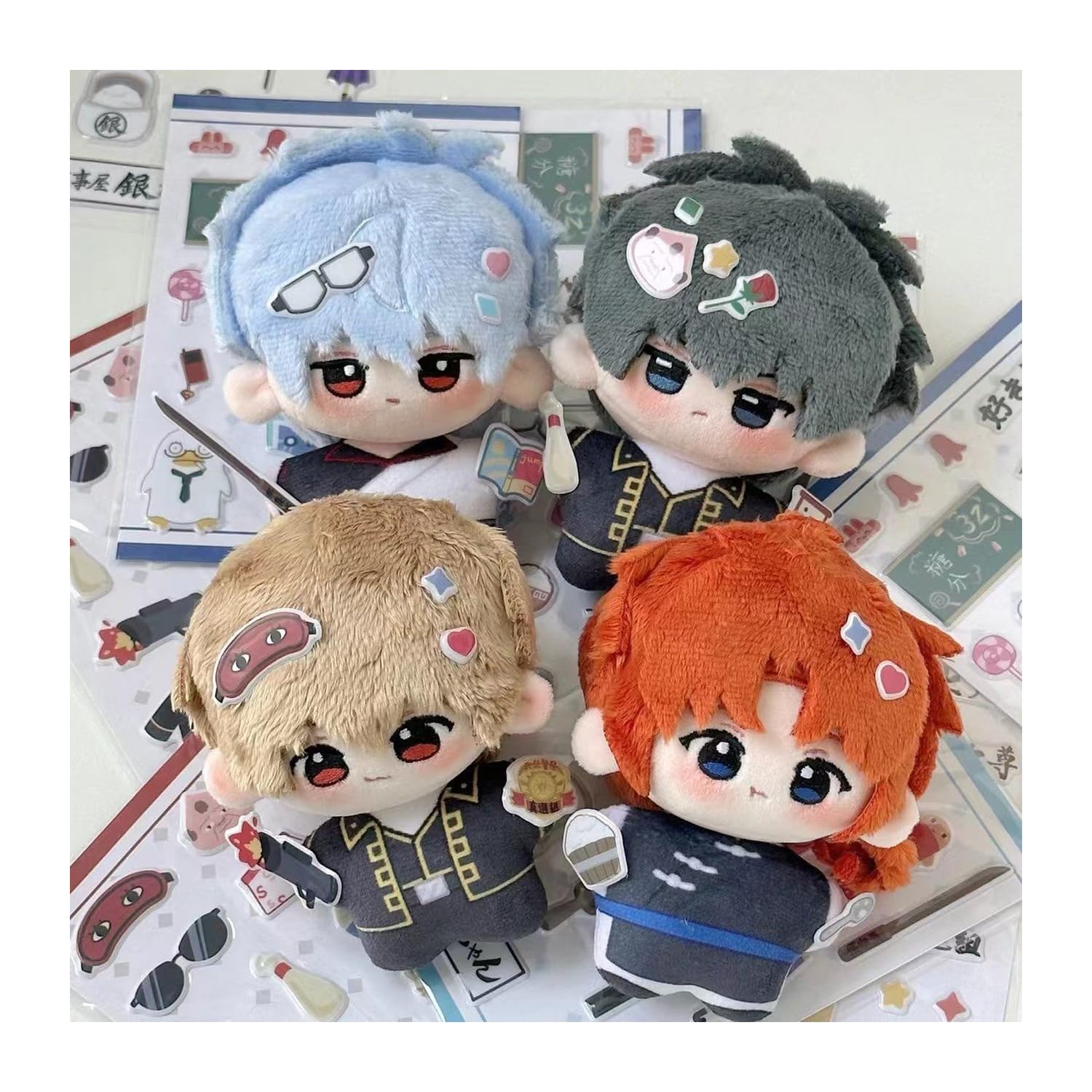 銀魂 もちもちマスコット ぬいぐるみ 銀時 土方 沖田 202407202350