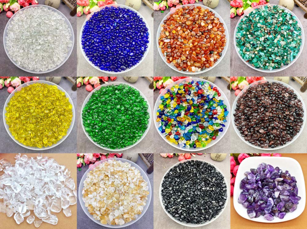 Amazon.co.jp: 浄化 さざれ 500g 天然石 パワーストーン 各種 5-9mm