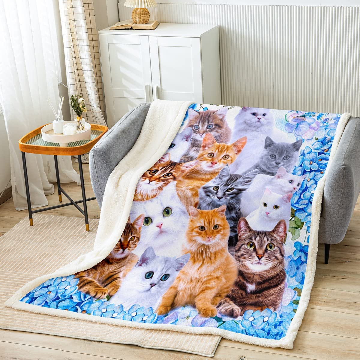 FLUFFY CAT BLANKET for JUNGWON ブランケット 格安 FLUFFY CAT