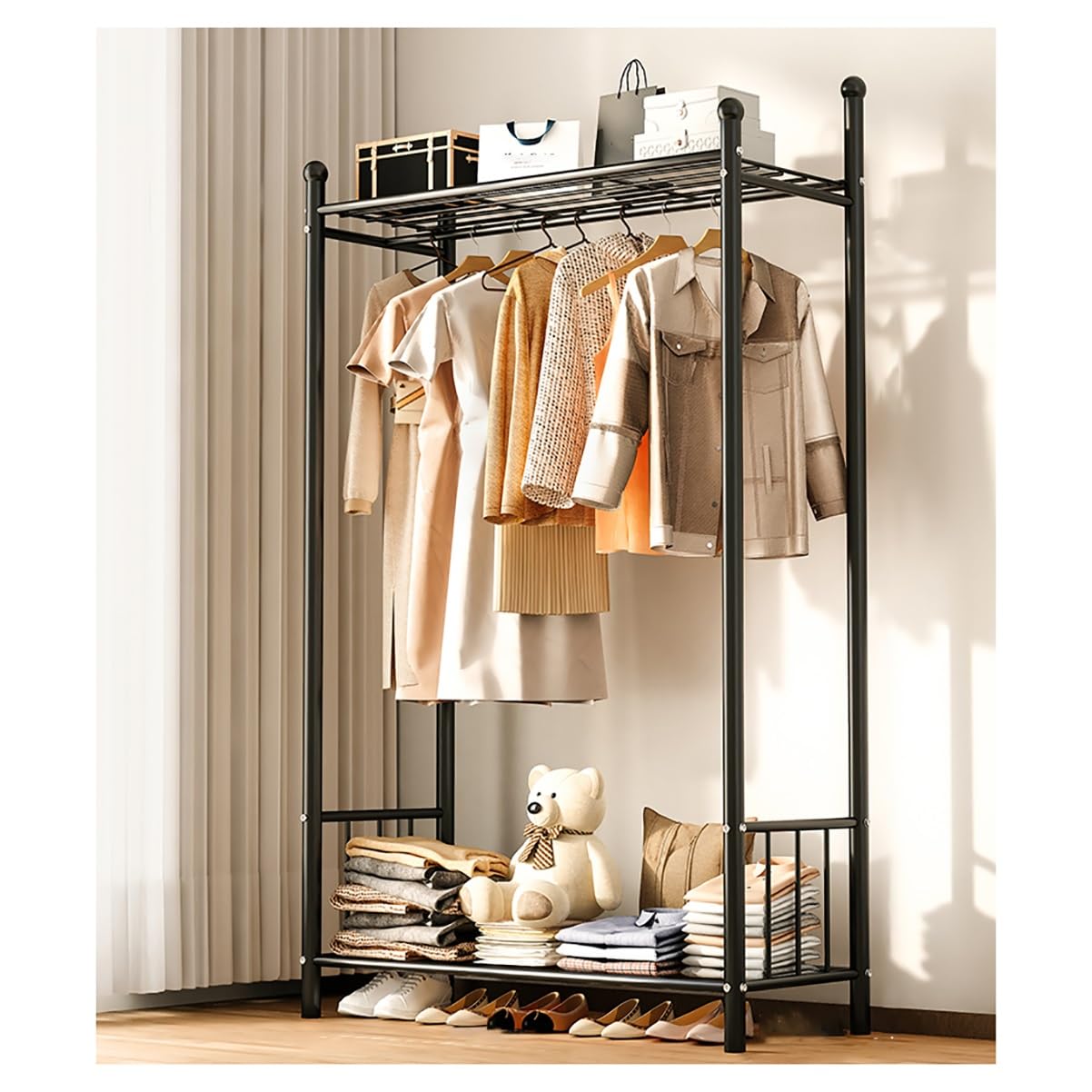 Amazon.co.jp : ハンガーラック パイプハンガー 頑丈 洗濯物干し室内