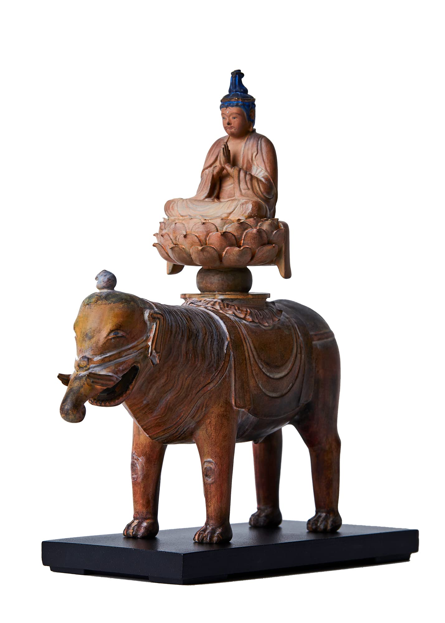 Amazon｜イスムTanaCOCORO[掌] 普賢菩薩 騎象像 《佛法紹隆寺公認》＿