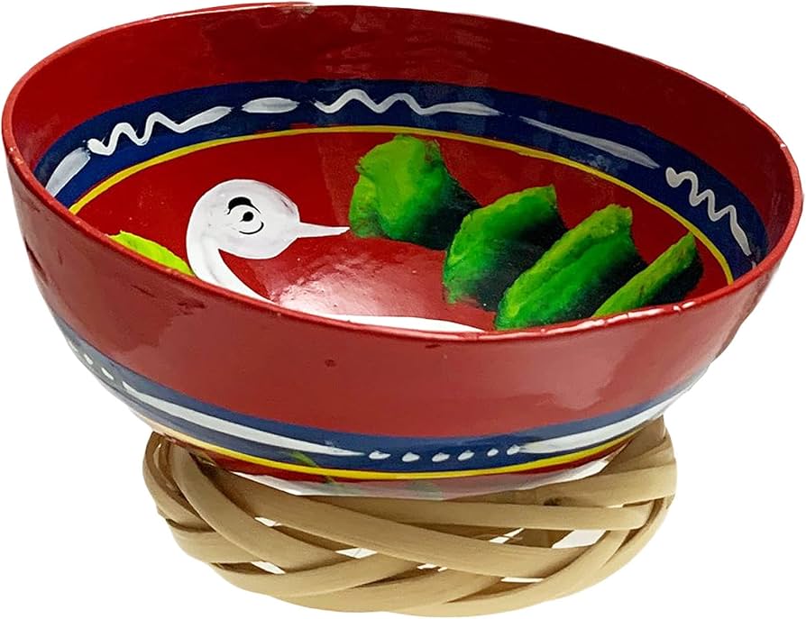 Amazon.com: The Curated Pantry Hand Painted Jicara Gourd Bowl for