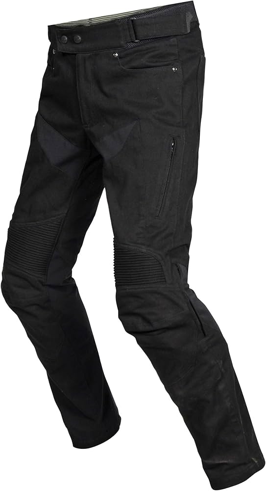 Amazon.co.jp: [エルフ] バイク_パンツ_スポルトデニムパンツ_ブラック