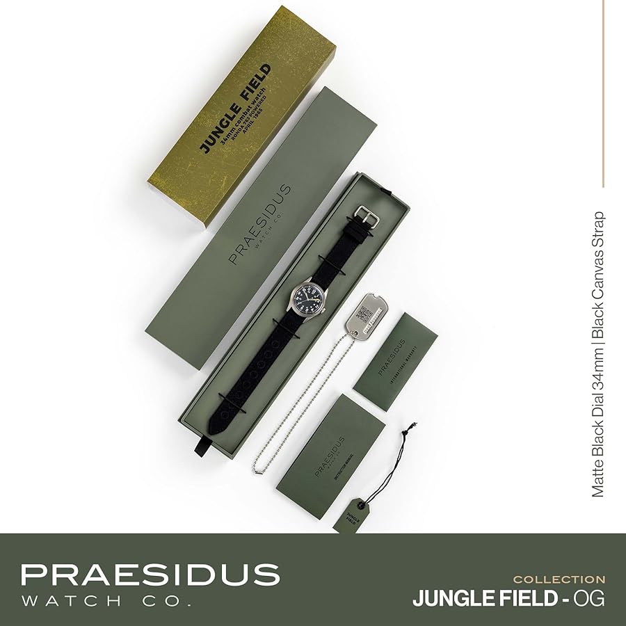 Amazon | PRAESIDUS | ジャングルフィールド - メンズ腕時計