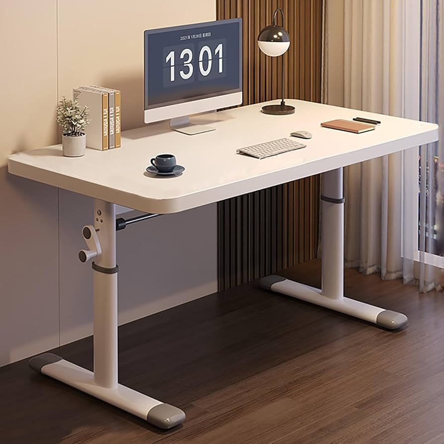 Amazon | 昇降式デスク スタンディングデスク パソコン机 高さ調整可能