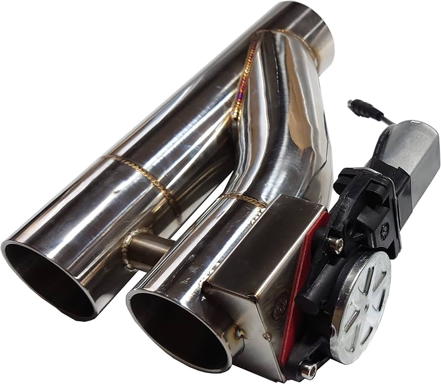 Amazon | 76mm マフラー可変電動バルブ 同時に開閉 音量調整 バイパス