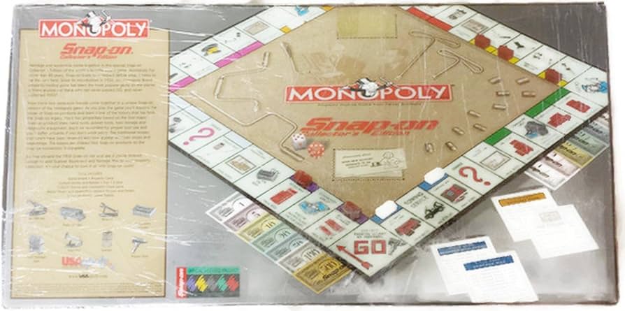 Snap-On Tools Monopoly Game : Amazon.com.au: Toys & Games