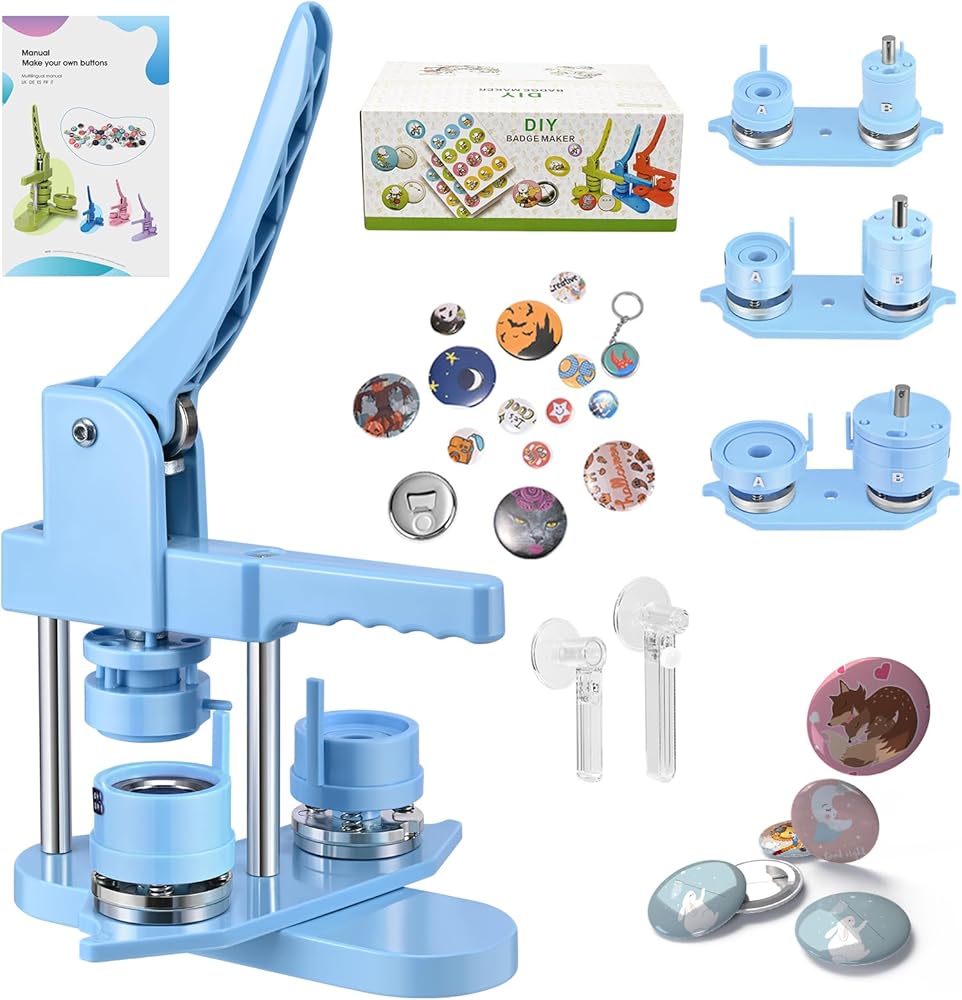 Amazon.co.jp: 缶バッチマシーン 缶バッジマシーン 25mm 32mm 58mm 3