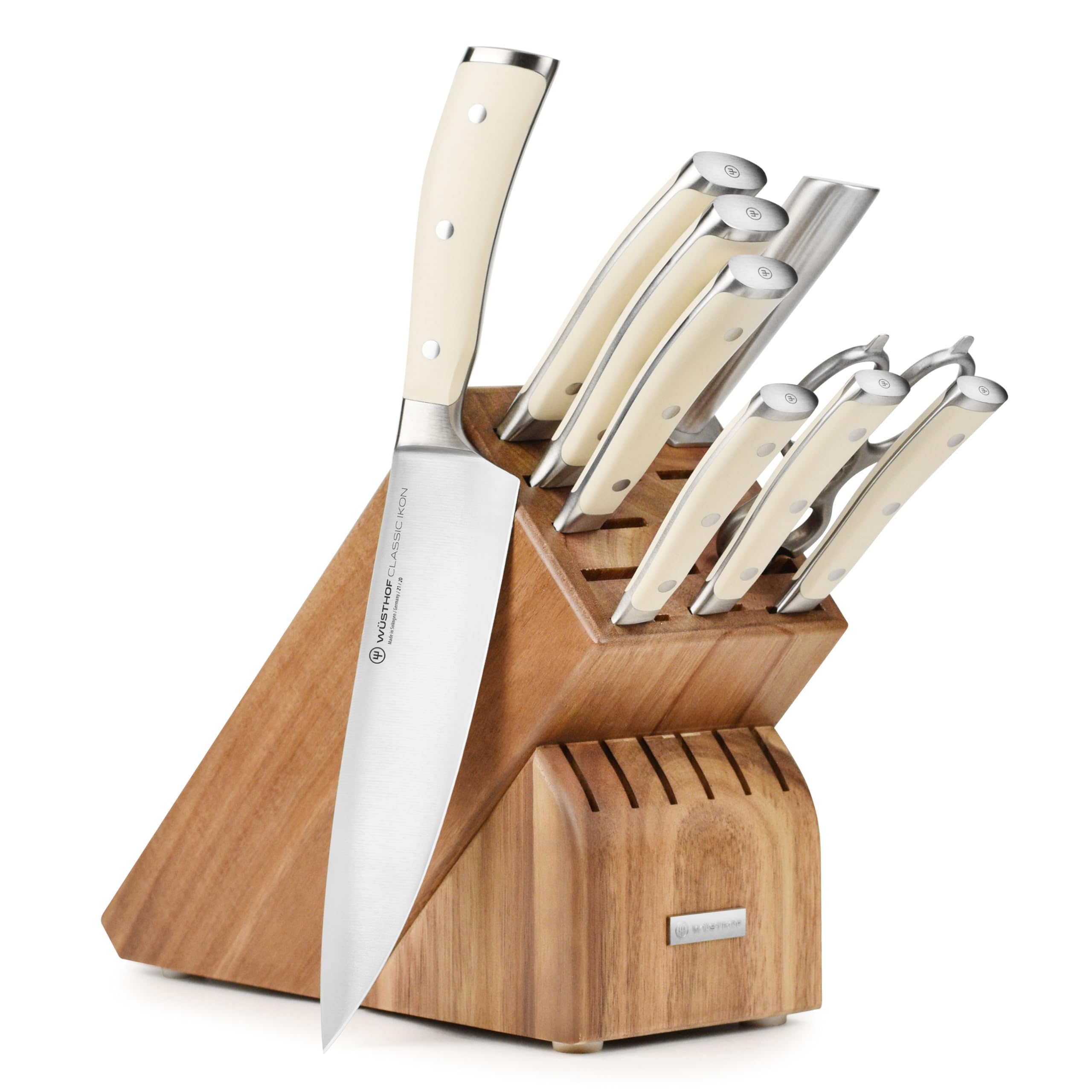 Amazon.com: Wusthof Classic Ikon Creme 10 Piece Knife Set with