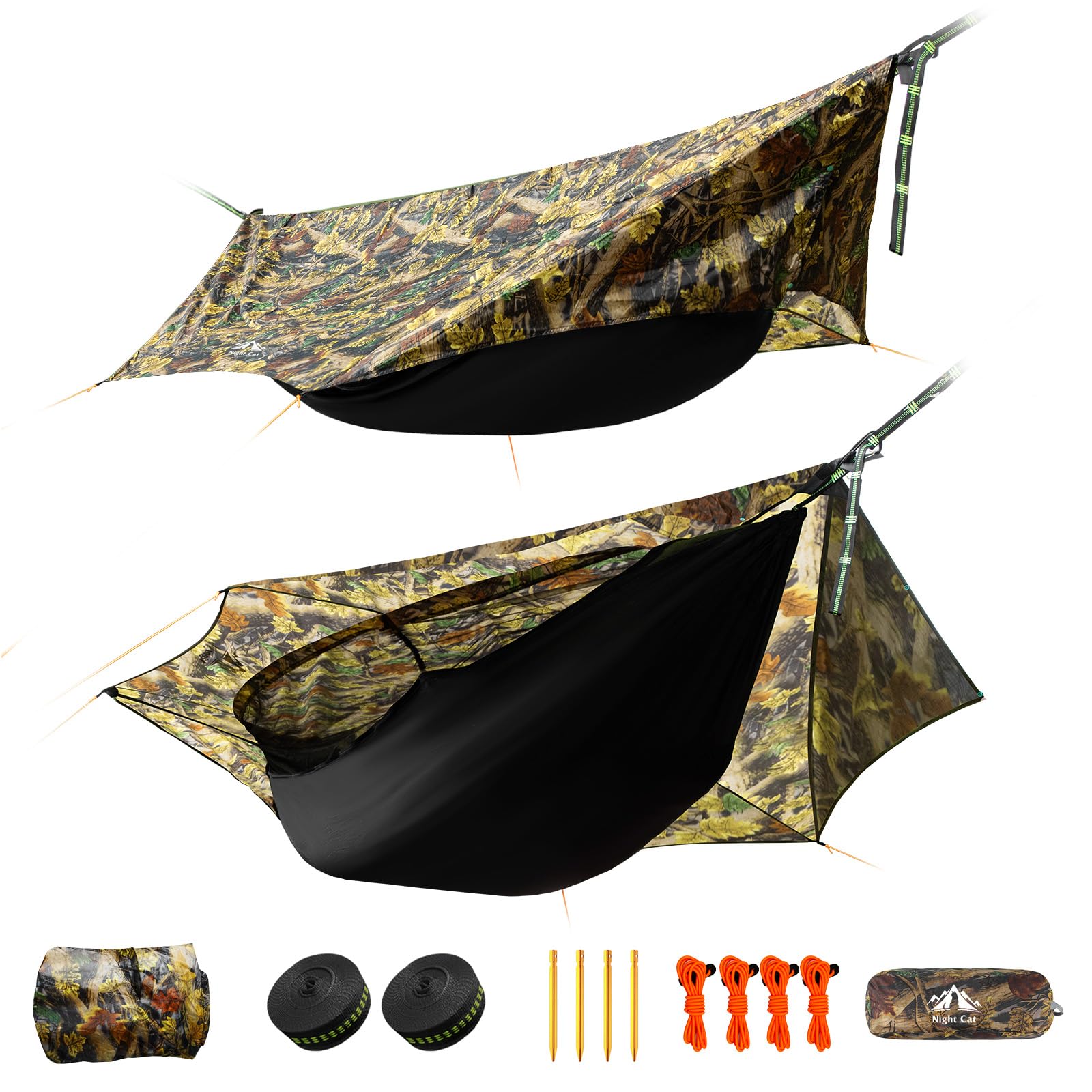 Amazon.com: Night Cat Camping Hammock Tent: Lightweight Portable 4
