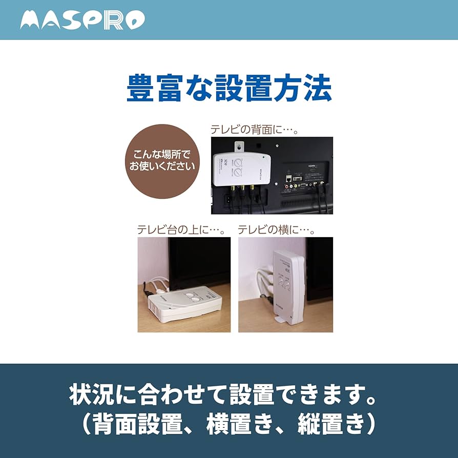 Amazon | マスプロ電工(MASPRO) 3224MHz対応 UHF・BS・CS テレビ