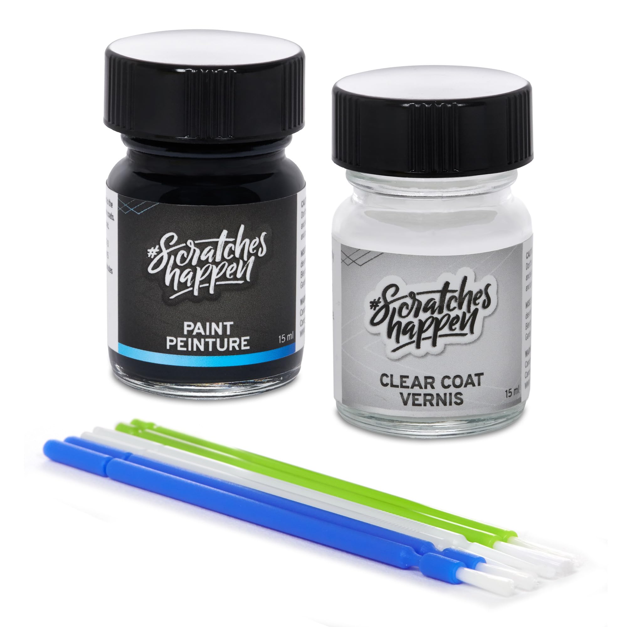 ScratchesHappen Exact-Match Touch Up Paint Kit - Jet Black Mica