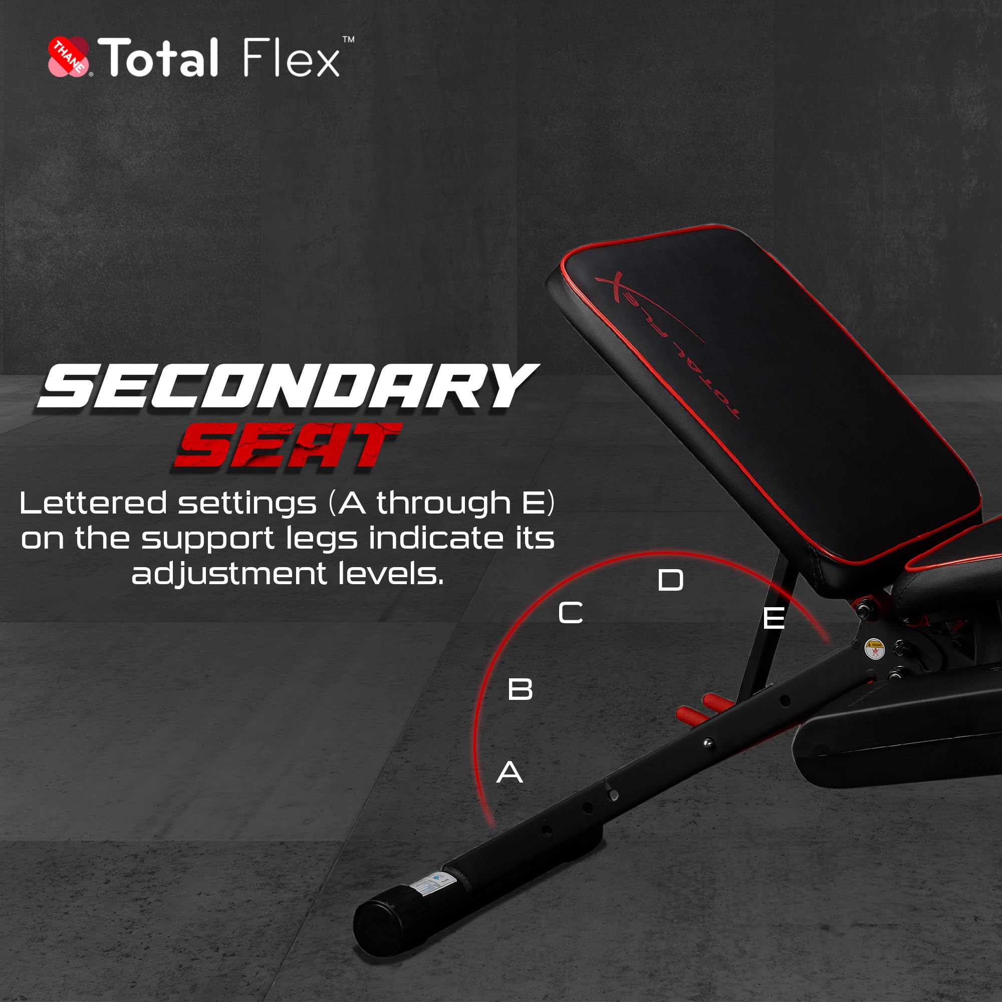 Total Flex 折りたたみ式ウェイトベンチ ホームジム 筋トレ 【公式通販】