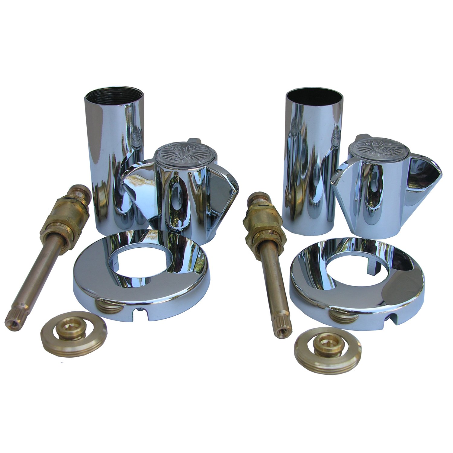 LASCO 01-9473 Sayco Two Valve Tub or Shower Trim Kit with Stems