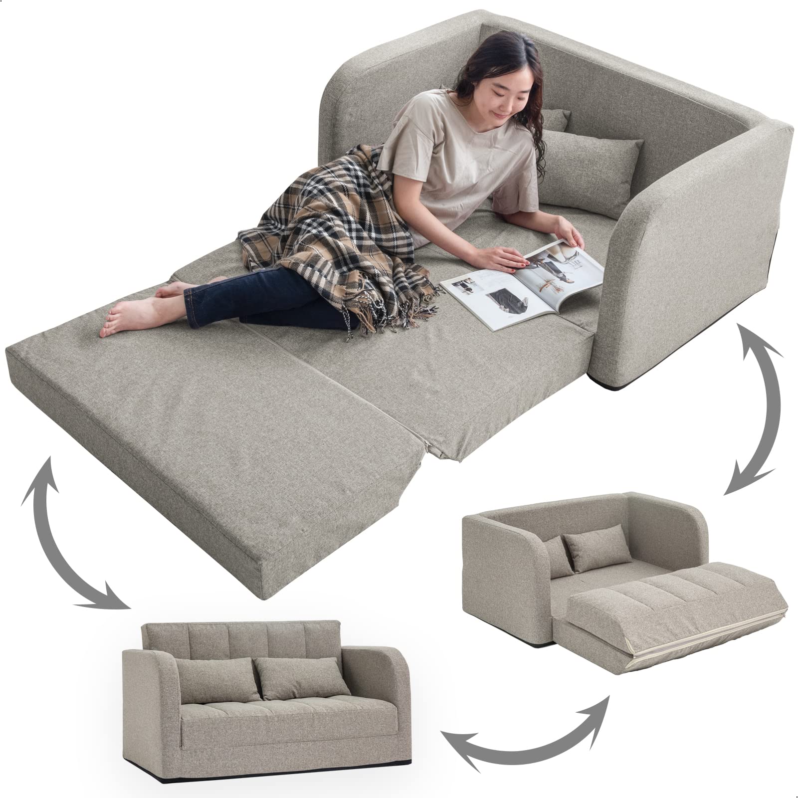 Canさん専用 3WAY Canさん専用 3WAY 2人がけソファーベッド＋洗える