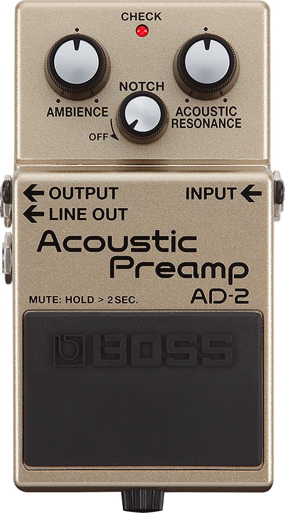Amazon.com: BOSS AD-2 Natural Acoustic Preamp Guitar Pedal