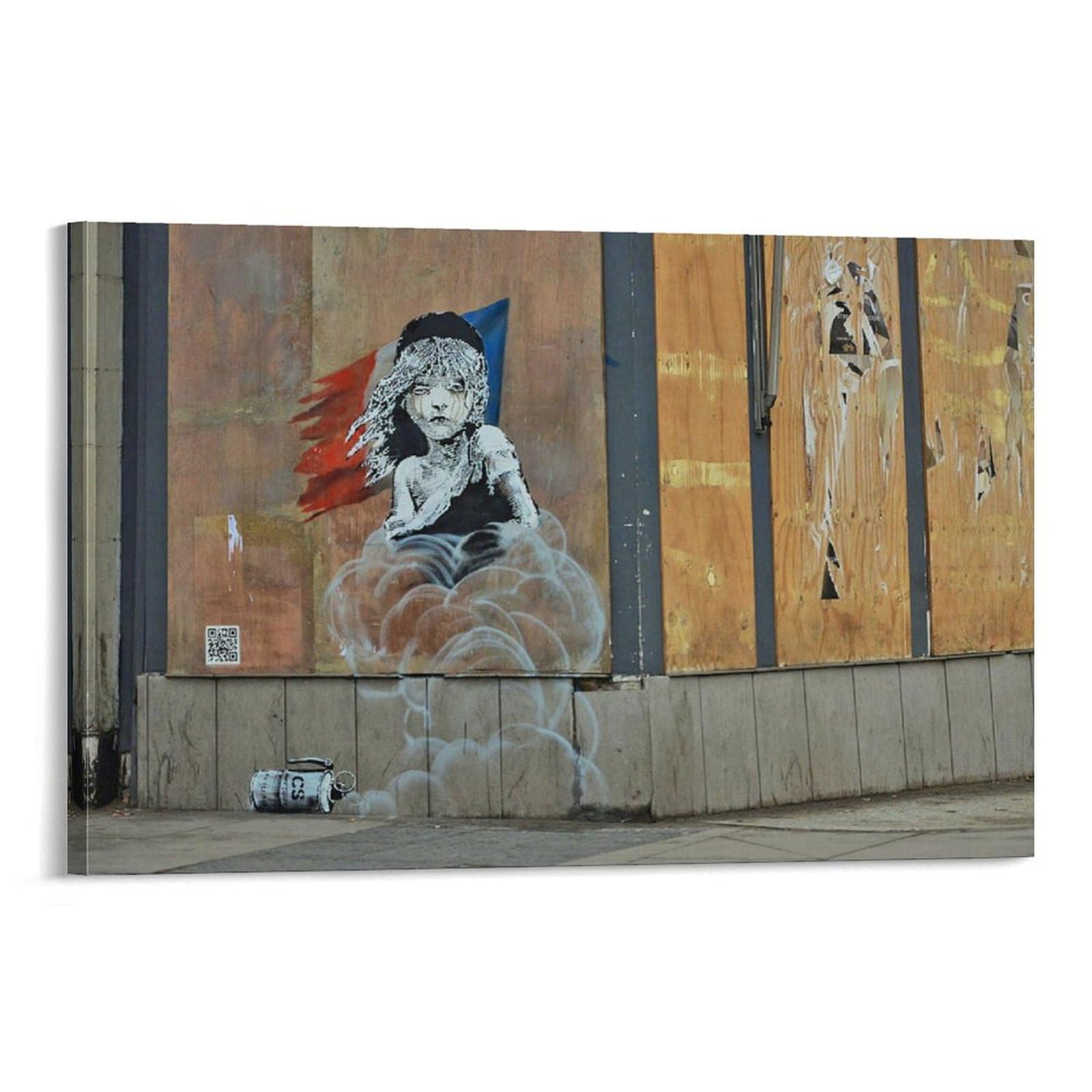 Amazon.co.jp: バンクシー 有名な絵（レミゼラブル）ポスター 印刷