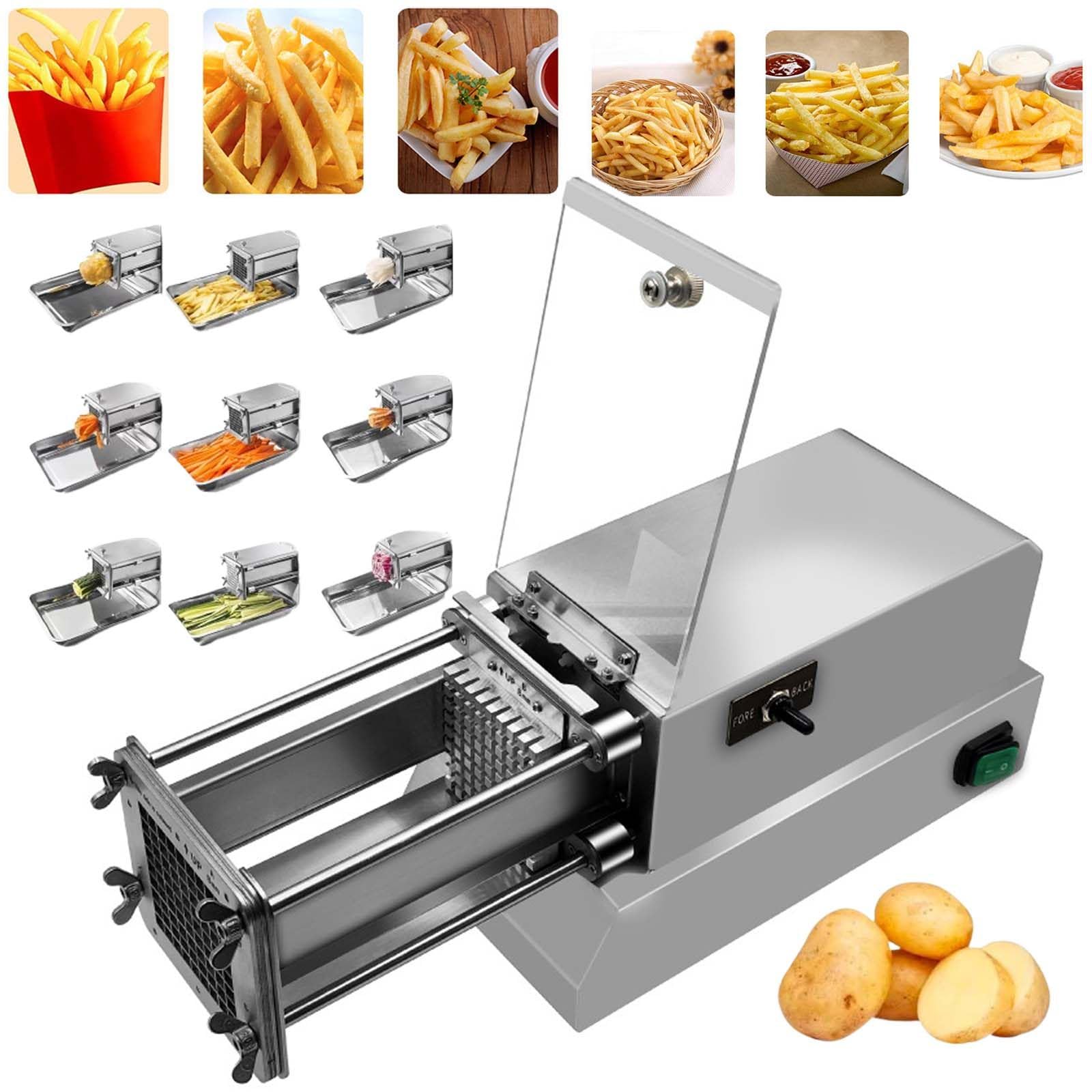 Amazon｜電動フライドポテトカッター、プロフェッショナル業務用