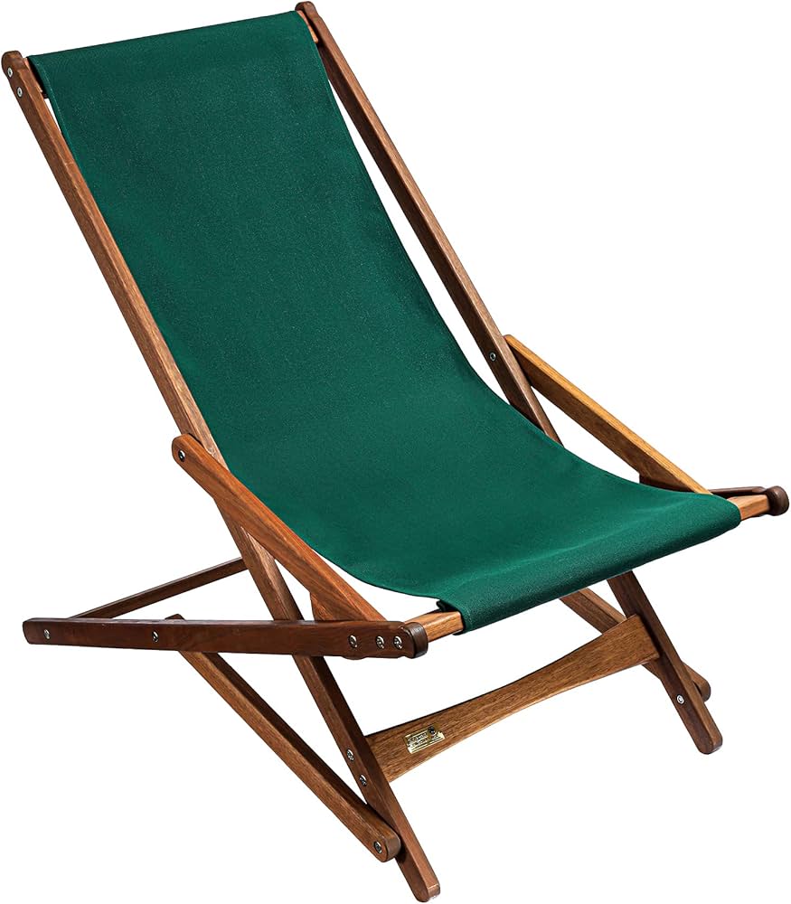 Amazon.com : BYER OF MAINE Pangean Glider Chair – Folding Wood