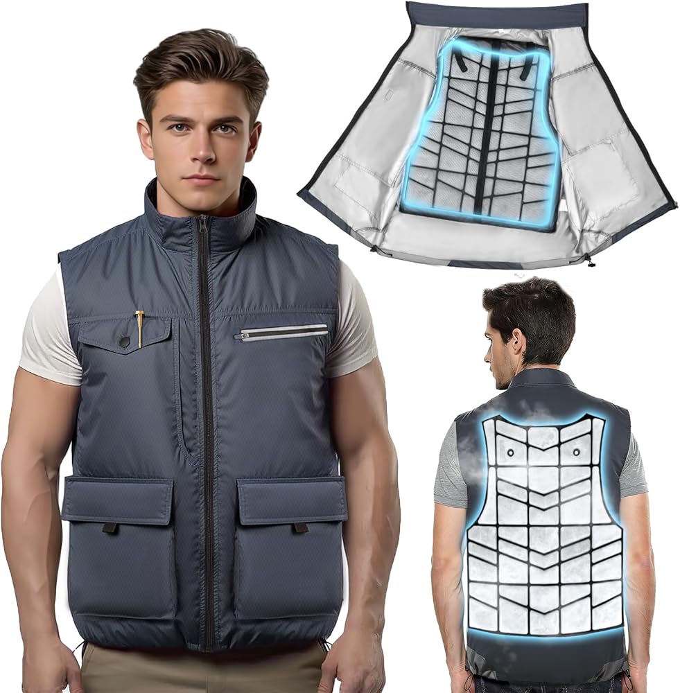 Amazon | [Innzee] 冷却ベスト【瞬間冷却】PCM冷感素材 繰り返し使用