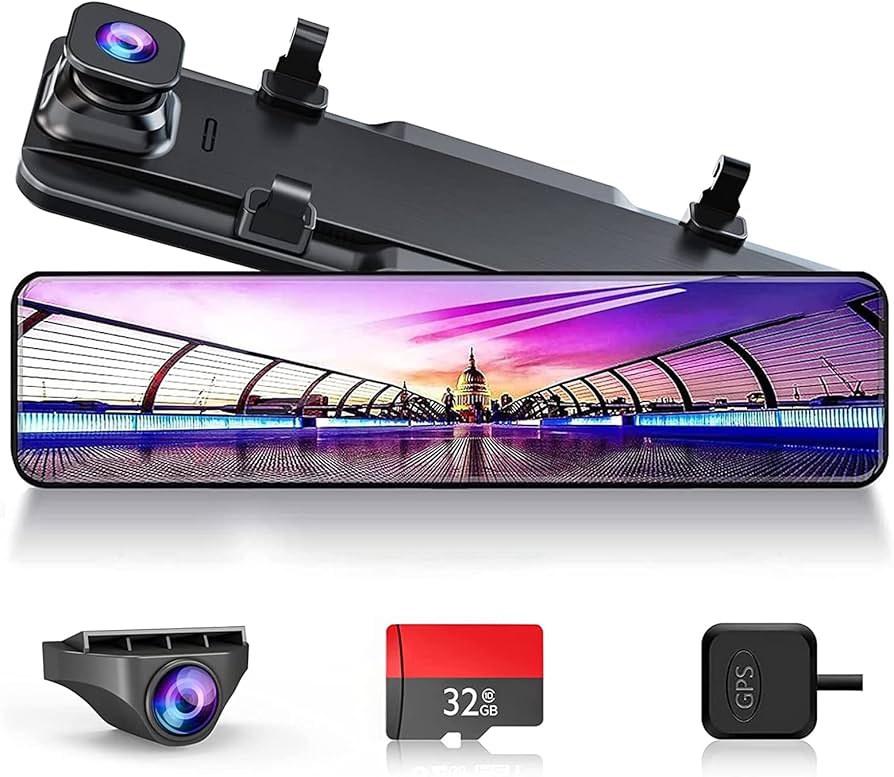 Amazon.co.jp: Changer ドライブレコーダー ミラー型 前後カメラ 2.5K