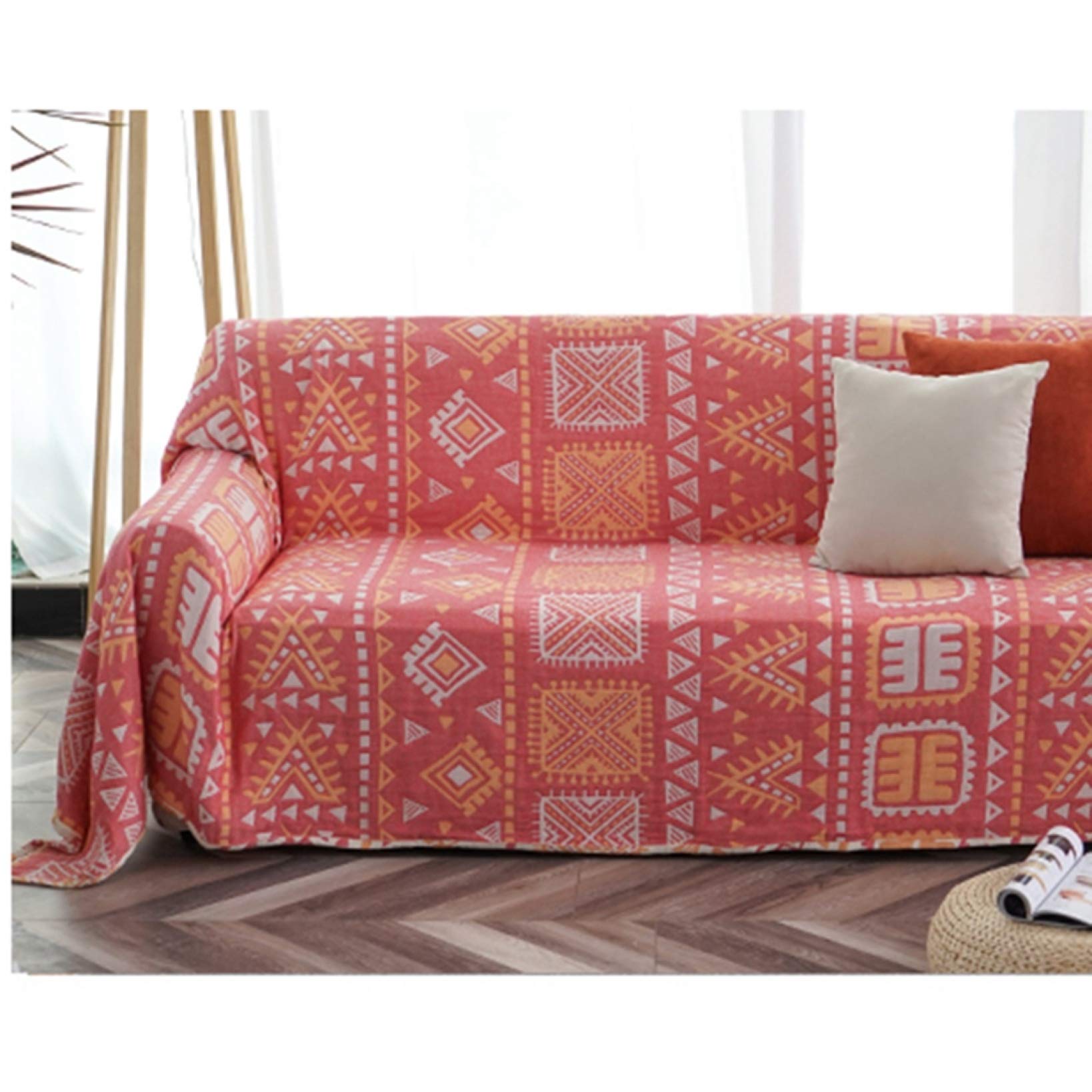 Amazon｜マルチカバー 北欧風 ソファーカバー 長方形 洗える 北欧 ラグ