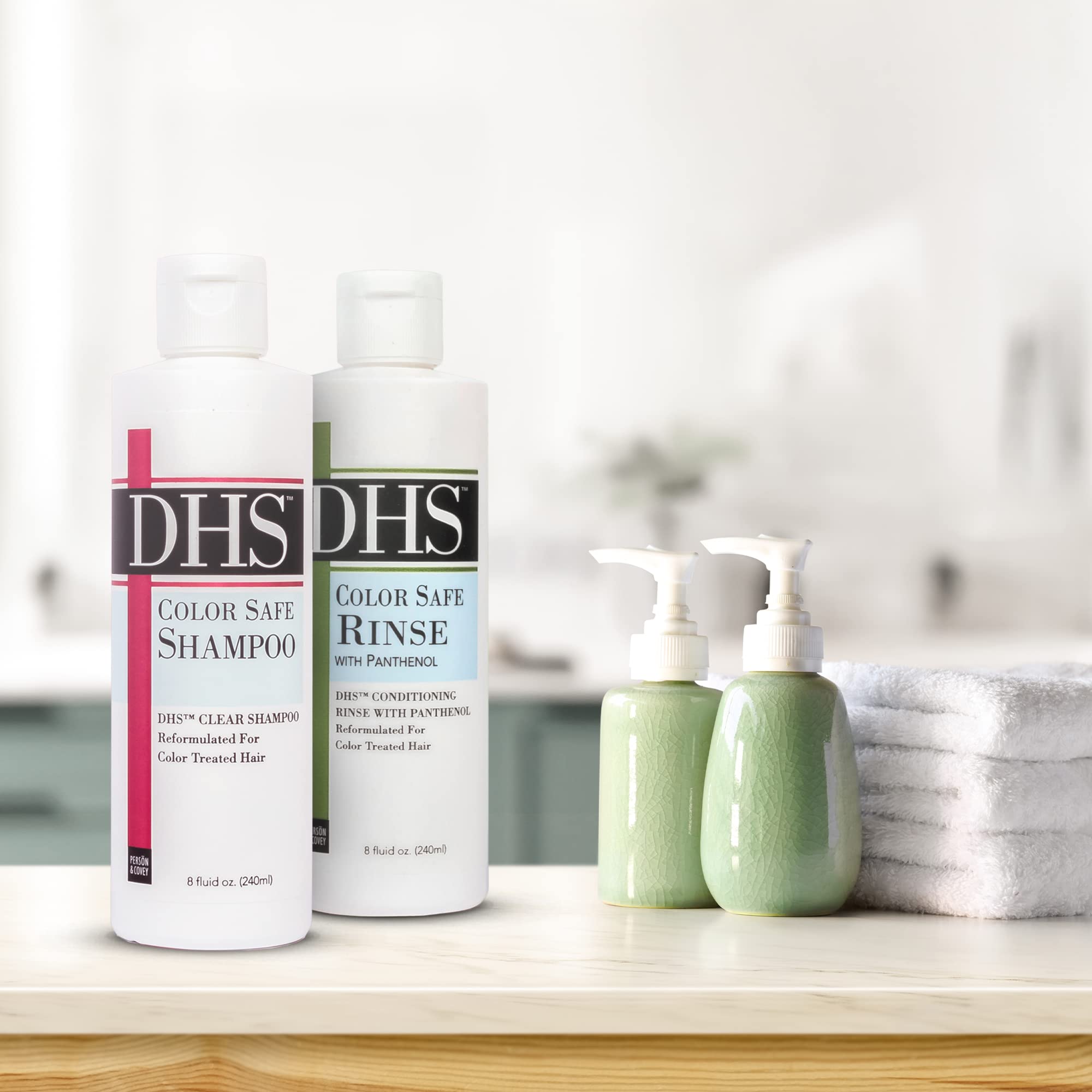 Amazon.com : DHS Color Safe Shampoo and Rinse Set - Fragrance-Free