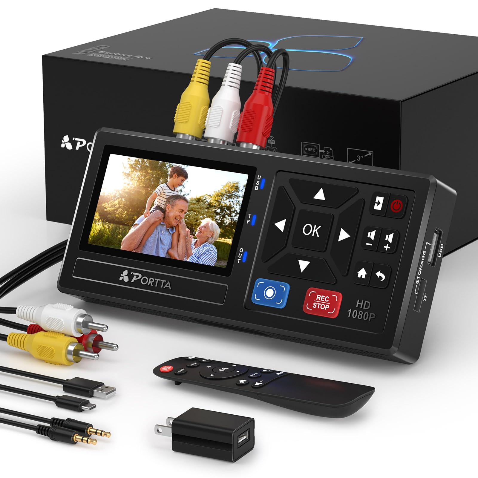 Amazon | Portta ビデオキャプチャー VHSデータ化 ビデオ ビデオ