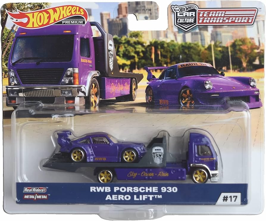 Amazon.com: Hot Wheels RWB Porsche 930 Aero Lift, Team Transport