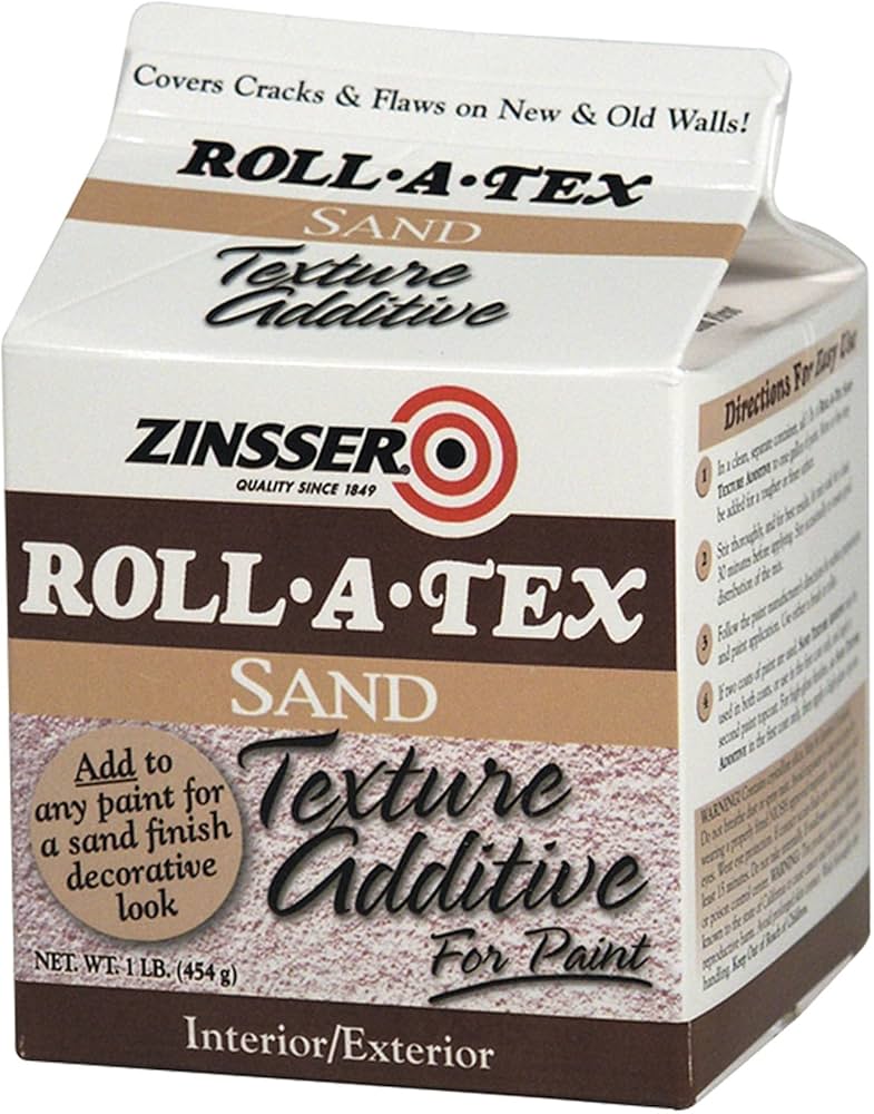Amazon.com: Zinsser 22616 Roll-A-Tex Sand Texture Additive, 1
