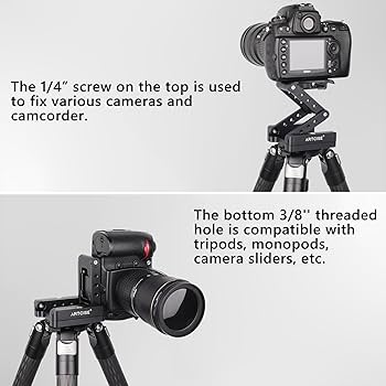 Amazon.com : Z Flex Tilt Tripod Head ARTCISE CNC Aluminum Alloy