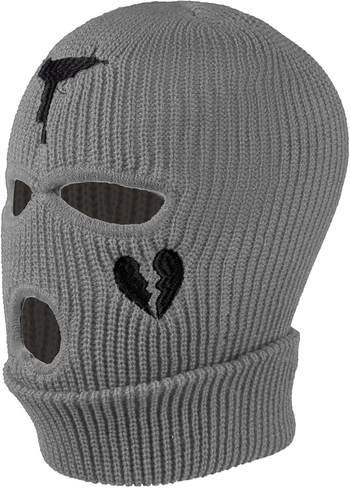 Amazon | [FakeFace] 3ホール バラクラバ 目出し帽 冬 ニット帽子