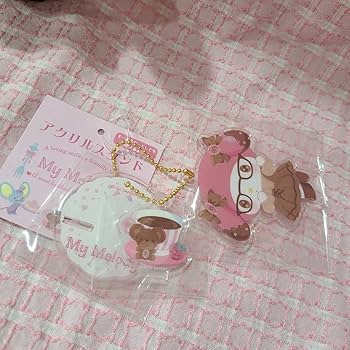 Amazon.co.jp: .マイメロ マスコットホルダー アクリルスタンド チョコ