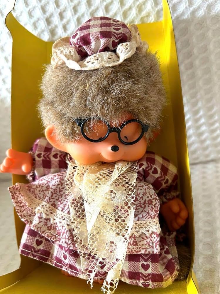 希少モンチッチ おばあちゃん レトロ 09503 箱付 希少モンチッチ
