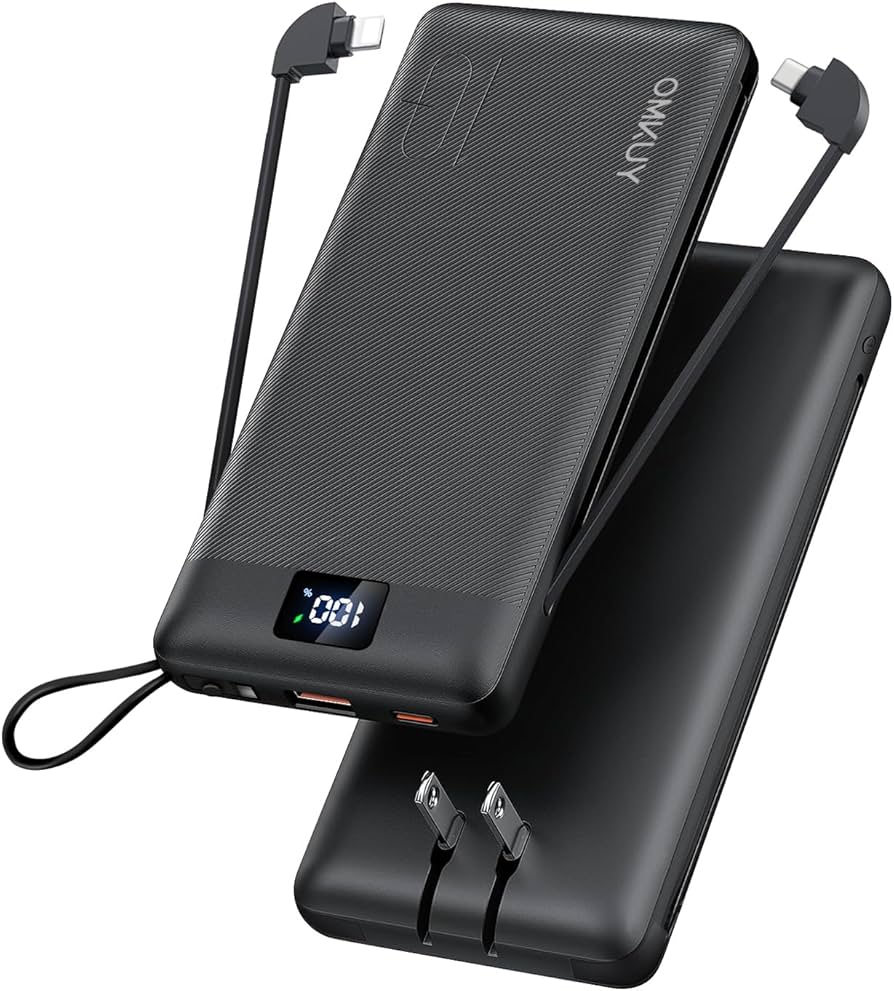 Amazon | モバイルバッテリー 大容量(ACプラグ PSE認証済み 10000mAh 3