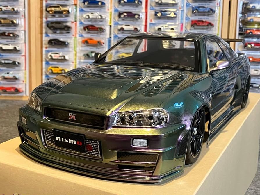 Amazon.co.jp: タミヤラジコン日産スカイラインGTR R34 塗装済
