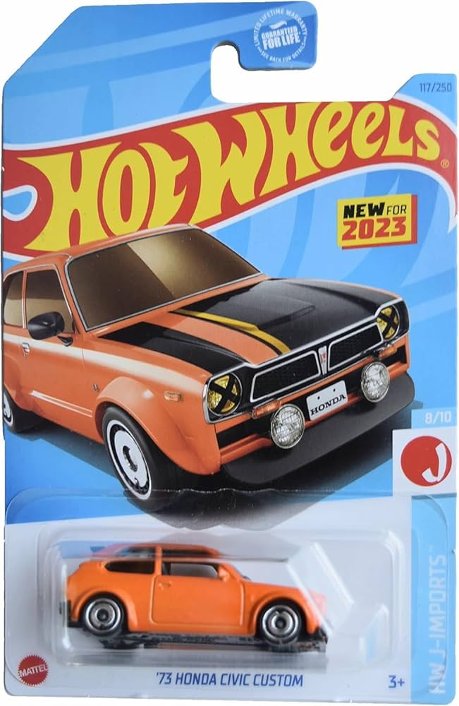 Amazon.com: Hot Wheels '73 Honda Civic Custom, HW J-Imports 8/10