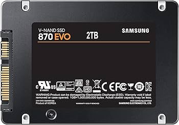 Amazon.com: Samsung Electronics 870 EVO 2TB 2.5 Inch SATA III