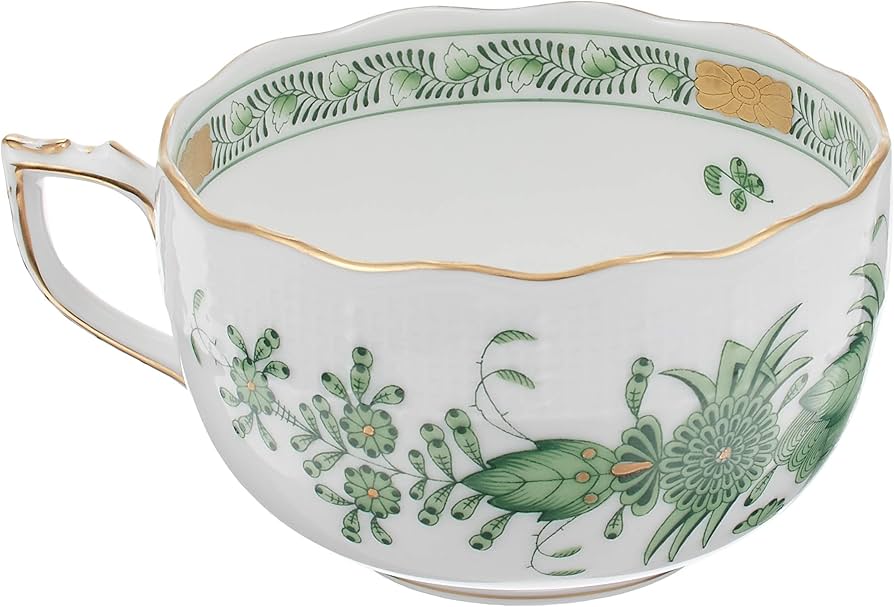 Amazon｜ヘレンド(HEREND) FV インドの華・グリーン ティーカップ