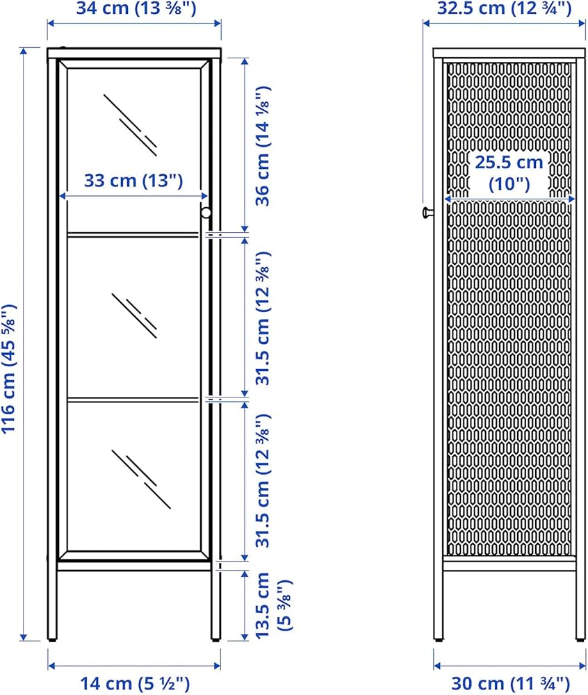 Amazon.co.jp: IKEA/イケア BAGGEBO/バッゲボー：ガラス扉