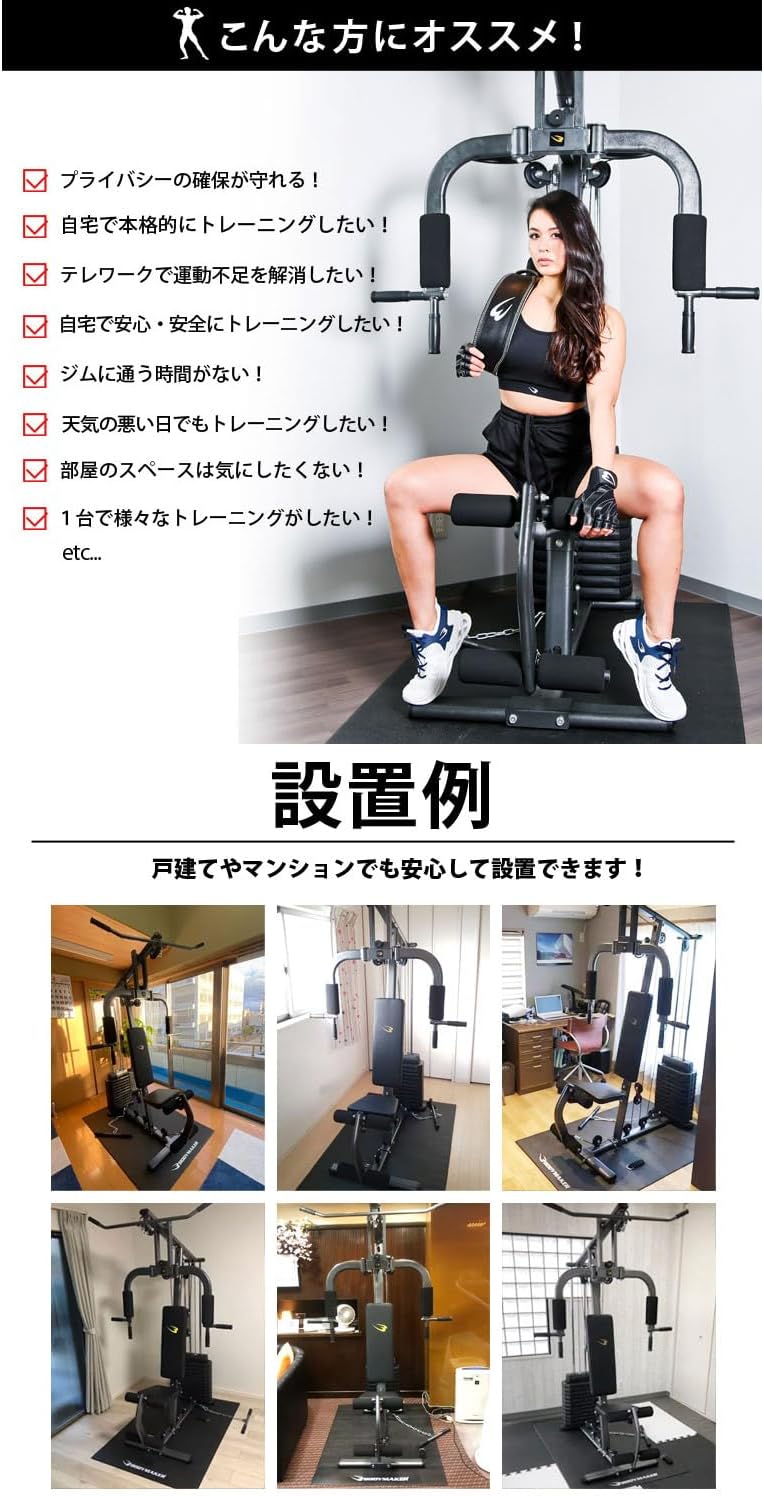 BODYMAKER Body Maker Home Gym DX More than 39 types France | Ubuy